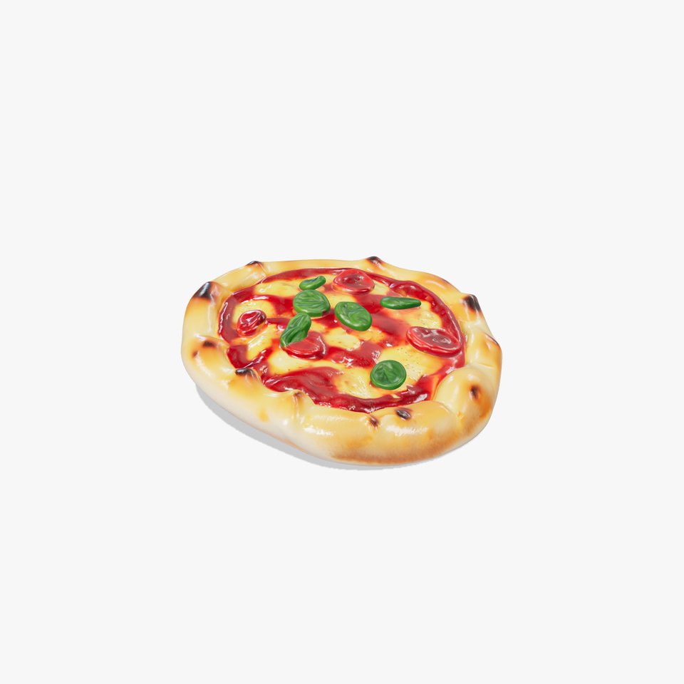 Traditional Italian Pizza D Model Pack
